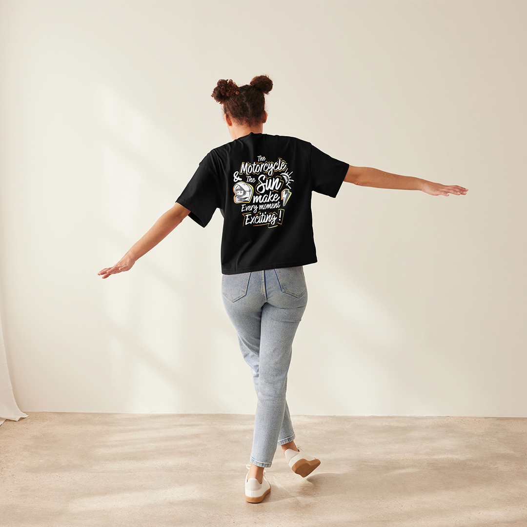 T-shirt Motorcycle & Sun – Sunset Ride