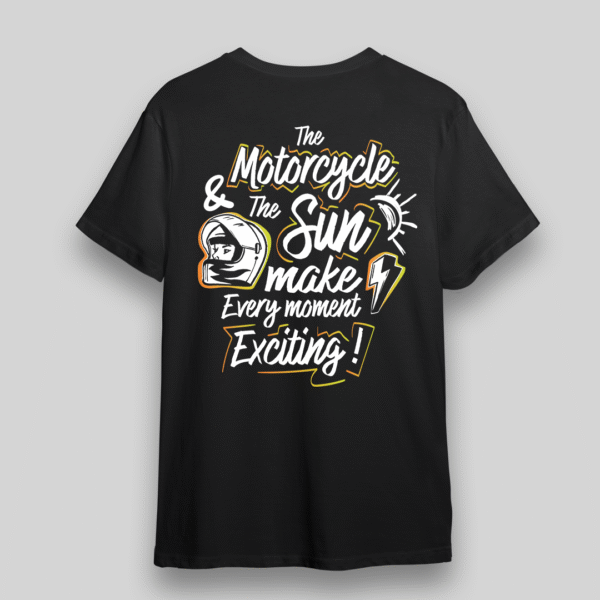 T-shirt Motorcycle & Sun - Sunset Ride